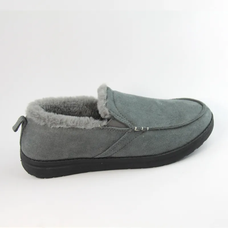 Men’s Faux Suede Moccasin Slippers Slip-on