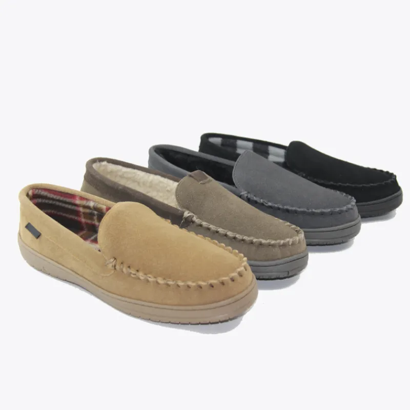 Fashion trends Mens suede venetian moccasin slippers