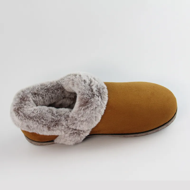 Women’s microsuede clog Slip-on Slippers injection outsole