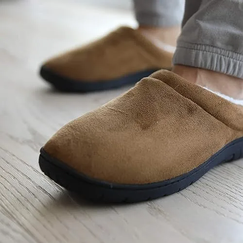 Men’s microsuede clog Slip-on Slippers Ultra Light house slippers