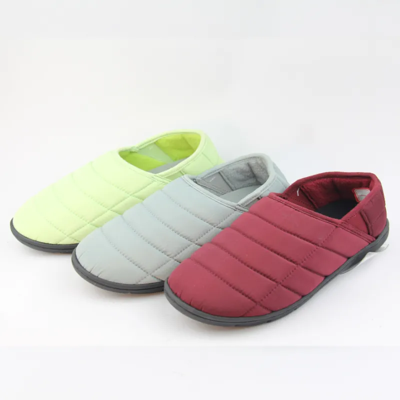 Women’s&Men’s Nylon Quilted Slipper light weight indoor outdoor shoes