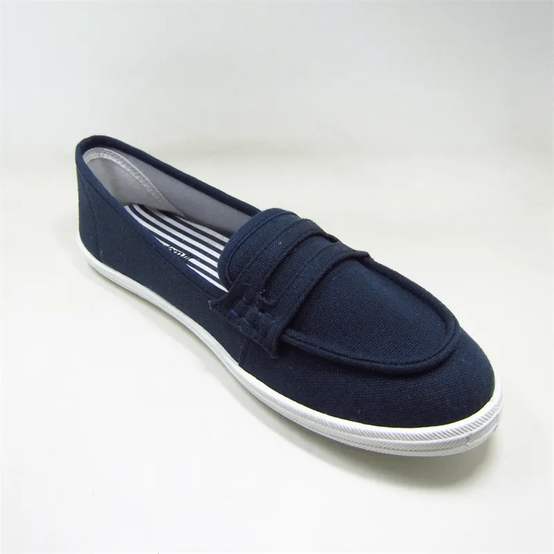 Womens’s Canvas loafer Shoes Flats Slip On Casual Sneaker Injection Shoes