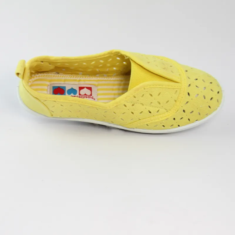 Womens’s Perforated Canvas Sneaker Shoes Slip On