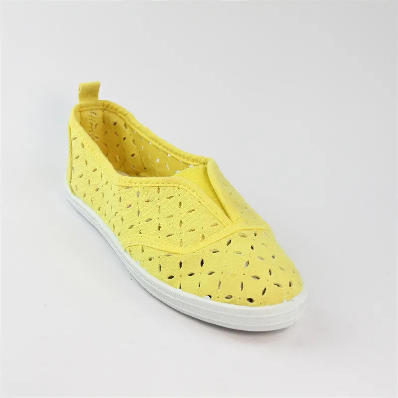 Womens’s Perforated Canvas Sneaker Shoes Slip On