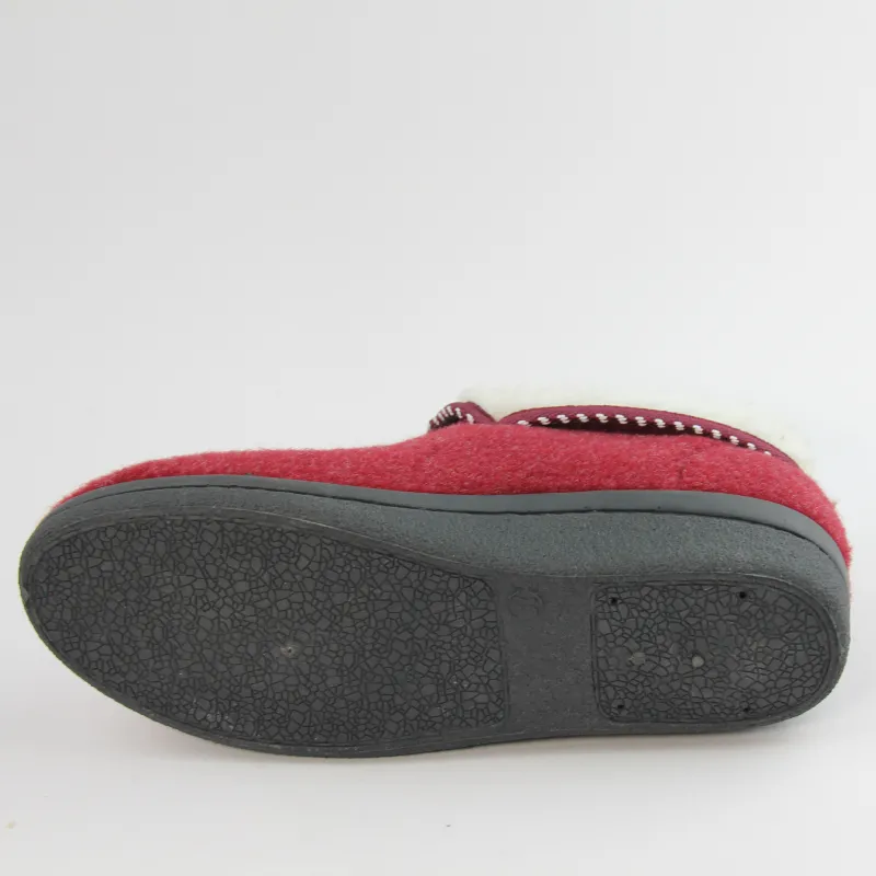 Women’s Felt Cloth Full boots Slipper with zipper