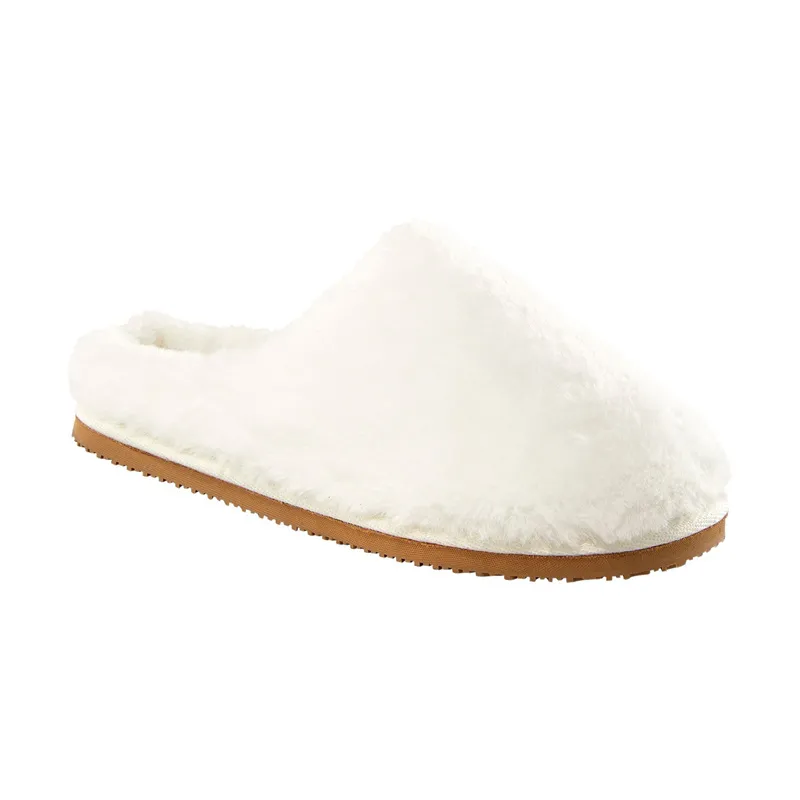 Women's Faux fur Mule slippers cozy scuff