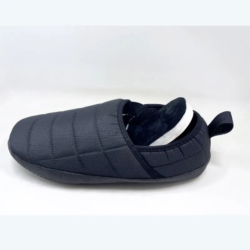 Men's  Mule Slippers Nylon Puffy slipper slip-ons casual shoes