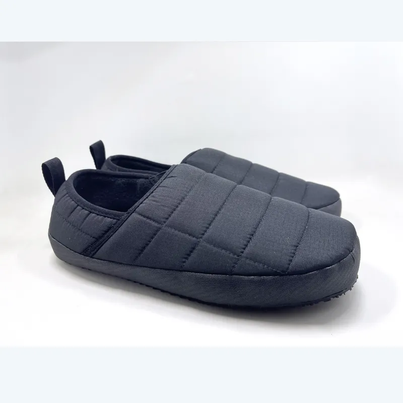 Men's  Mule Slippers Nylon Puffy slipper slip-ons casual shoes