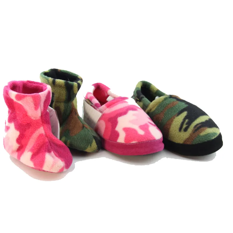 Boy's & Girls Pink Camo slippers