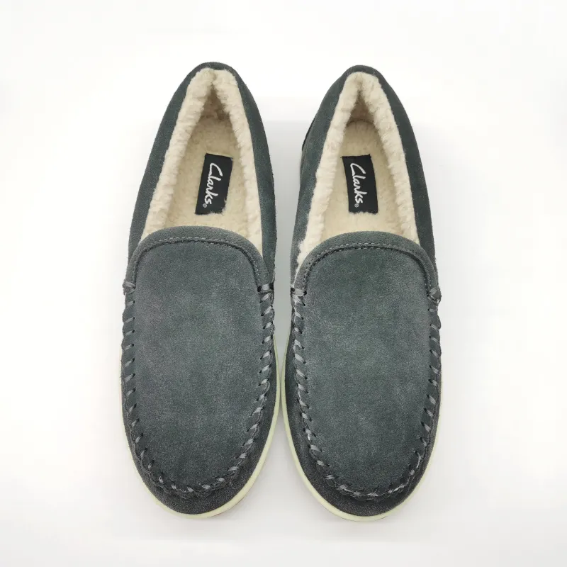 Mens suede venetian moccasin slippers outdoor slippers