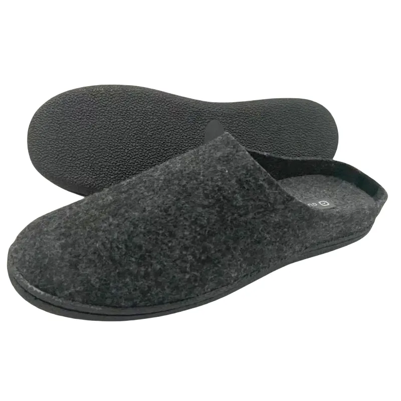 Unisex flet slip-on slippers with removable footbed