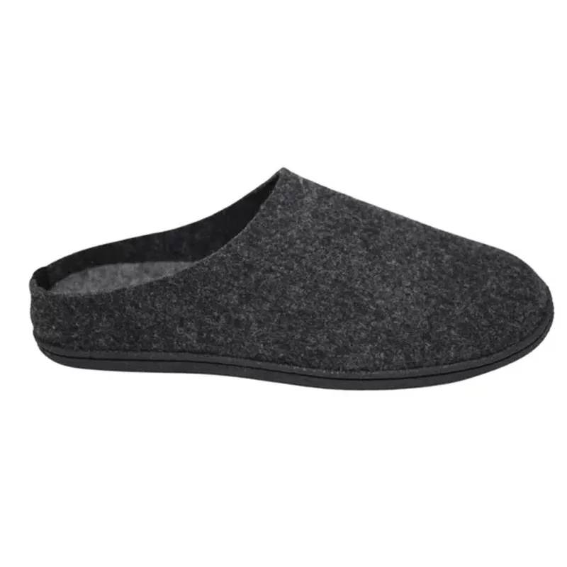 Unisex flet slip-on slippers with removable footbed