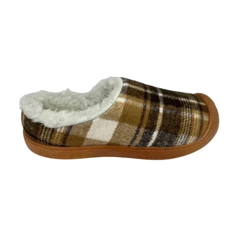 Women's Plaid Slippers clog outdoor slippers