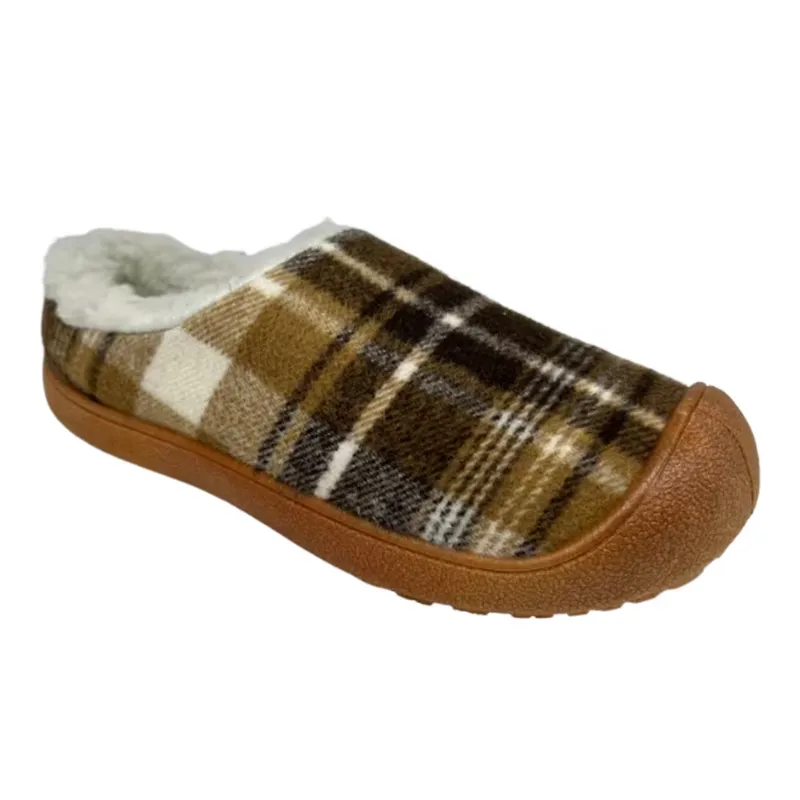 Women's Plaid Slippers clog outdoor slippers