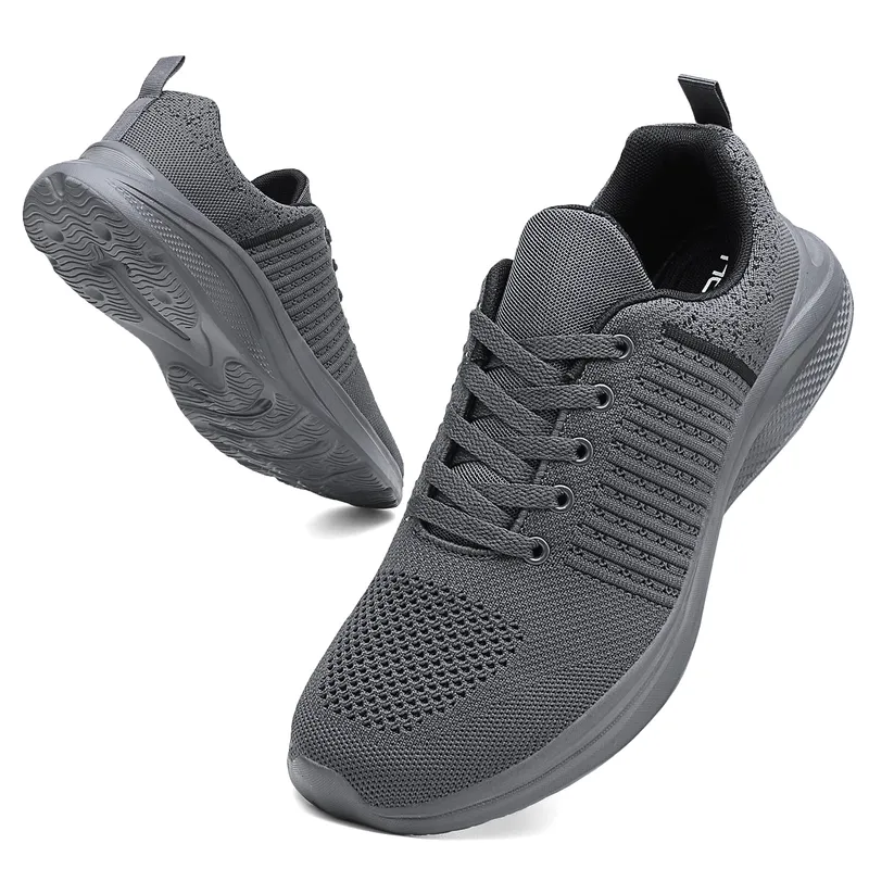 Mens Air Mesh Running Shoes Athletic Sport Casual Walking shoes with lace