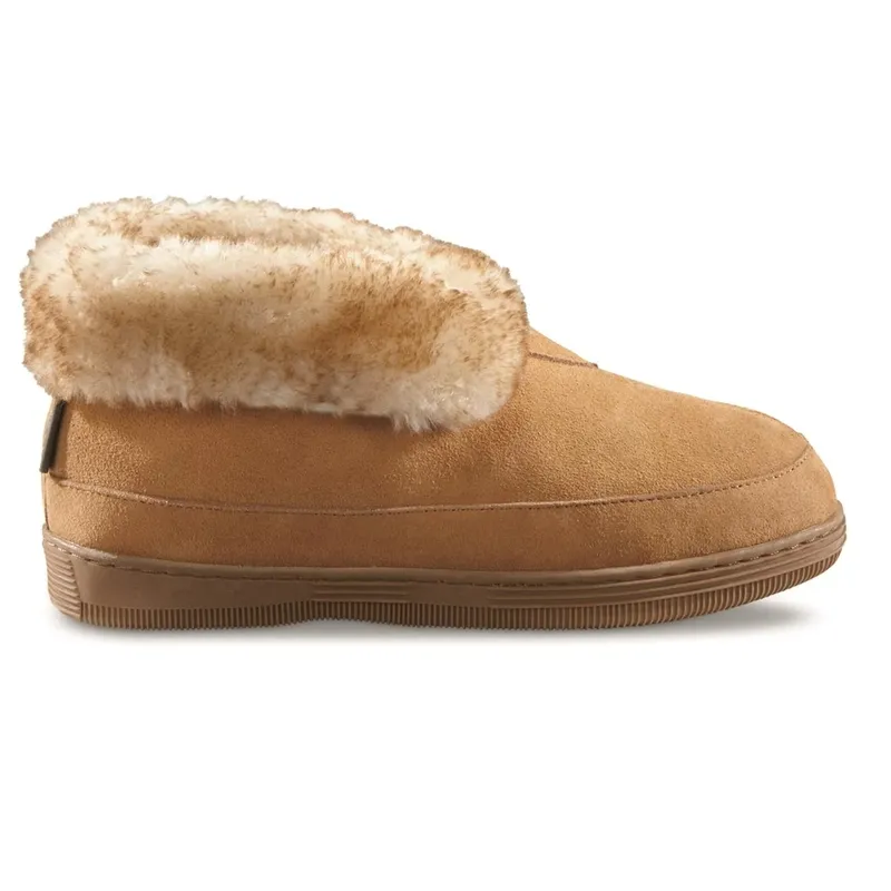 Mens Sheepskin Mini Boots Turned Fur Collar Winter Snow Boots