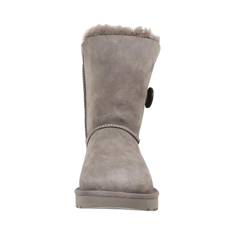 Womens DoubleFace Sheepskin Boots Mid Calf Winter Snow Boots