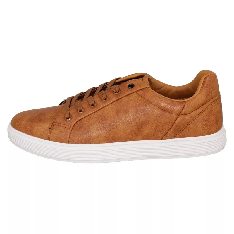 Mens Lace-up Man Made Leather Sneaker  Casual Caballero shoes