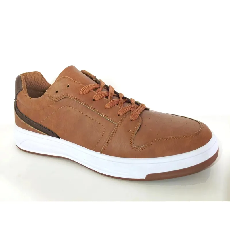 Mens Lace-up Man Made Leather Sneaker Sports Shoes