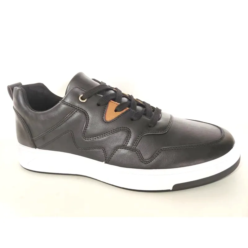 Mens Lace-up Man Made Leather Sneaker Sports Shoes