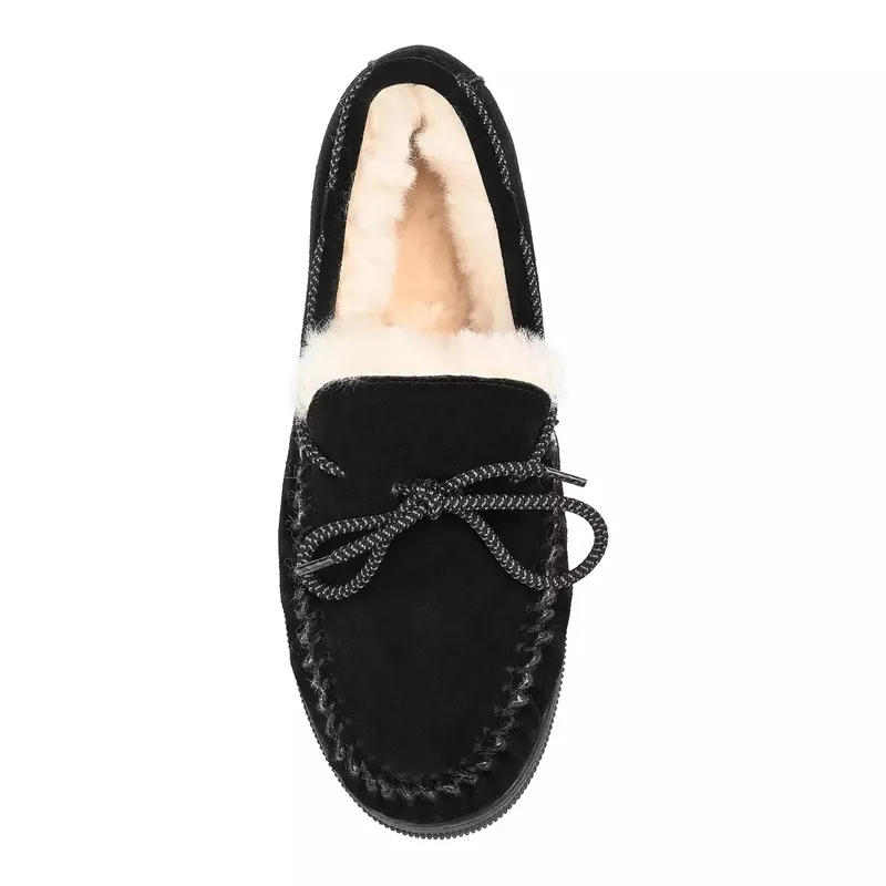 Men's and Womens shearling Moccasin  Winter slippers