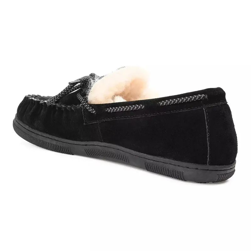 Men's and Womens shearling Moccasin  Winter slippers