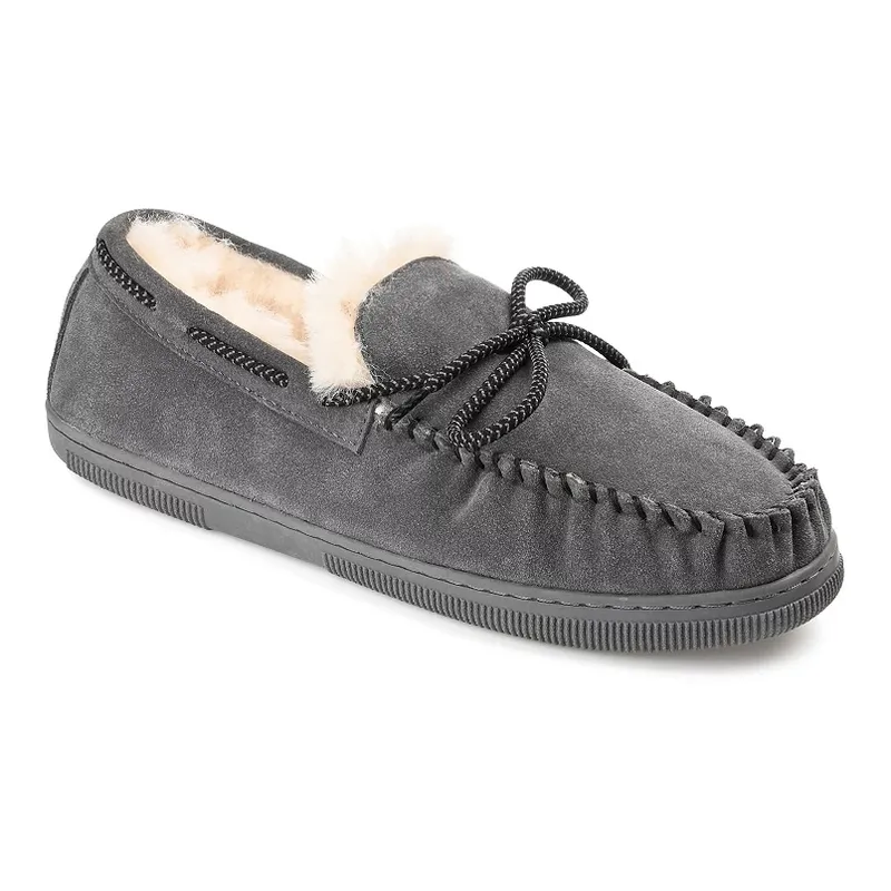 Men's and Womens shearling Moccasin  Winter slippers