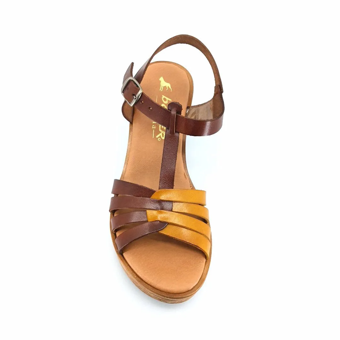 Womens summer platforms sandals leather wedge sandals