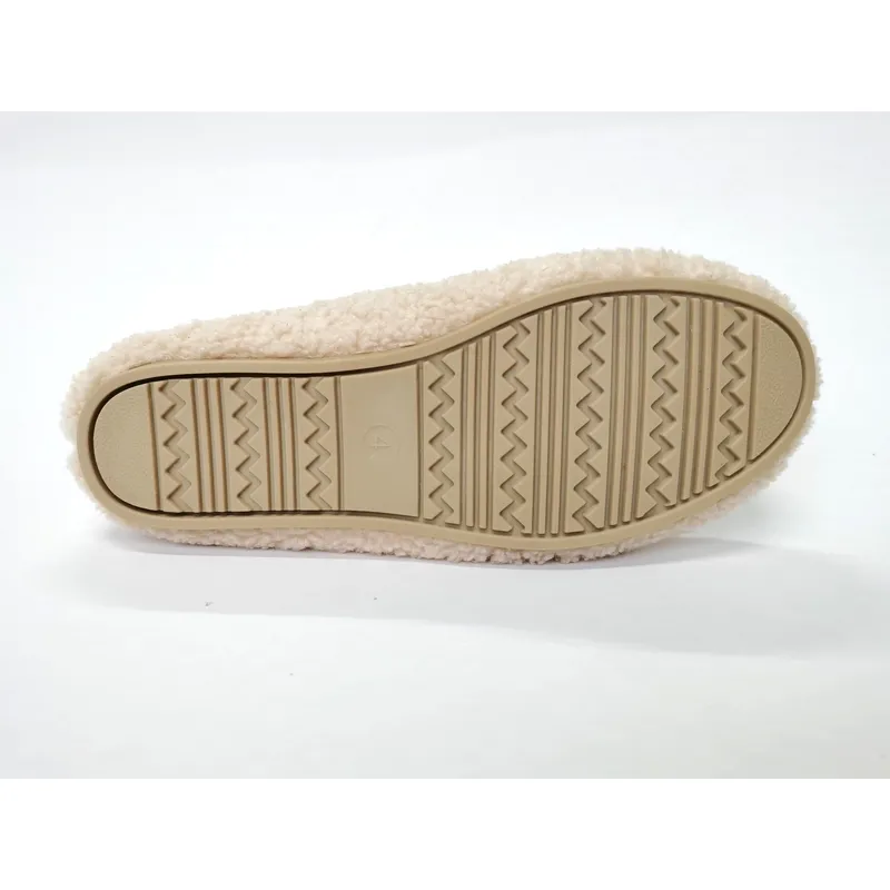 Women's sherpa moccasin slipper winter cosy house slippers