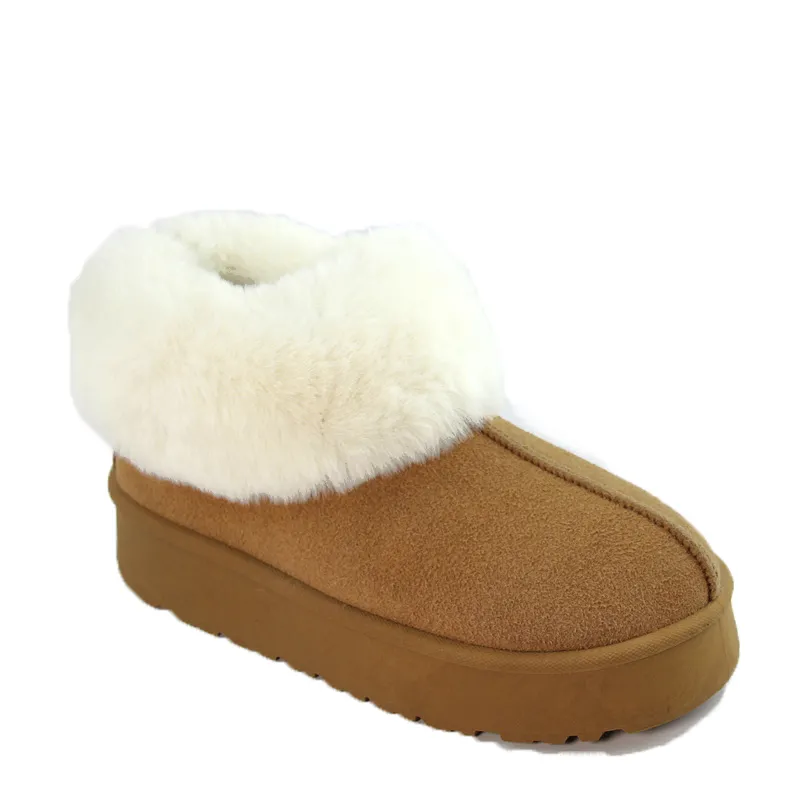 Classic Women’s Suede Boots Slip-on Snow boots