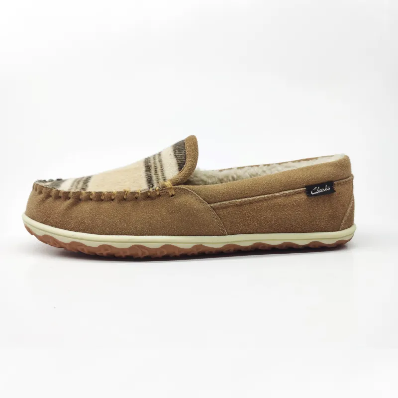 Mens suede venetian moccasin slippers outdoor slippers