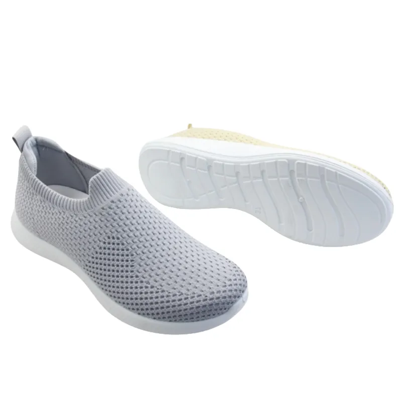 Wholesale Women's Men's Breathable Mesh Casual Sneakers Slip on Gym shoes