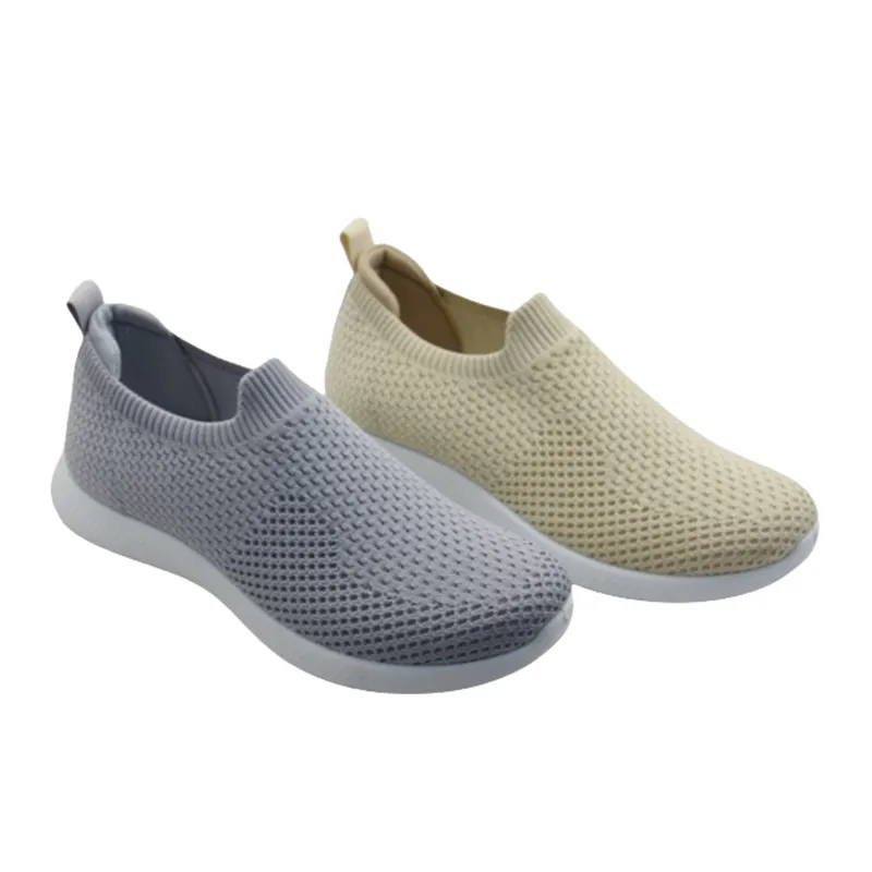 Wholesale Women's Men's Breathable Mesh Casual Sneakers Slip on Gym shoes