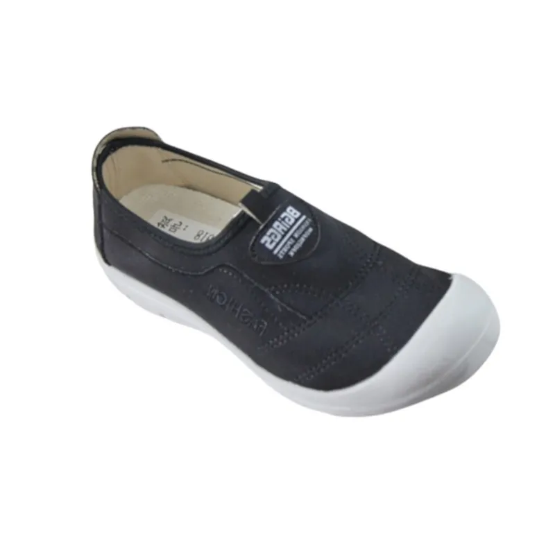 Wholesale Women's Canvas Denim Slip-on Casual Shoes With Toe Protection Outsole