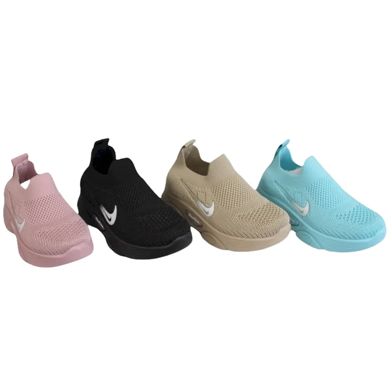 Wholesale Children's Athletic Mesh Slip On Sneakers Casual shoes