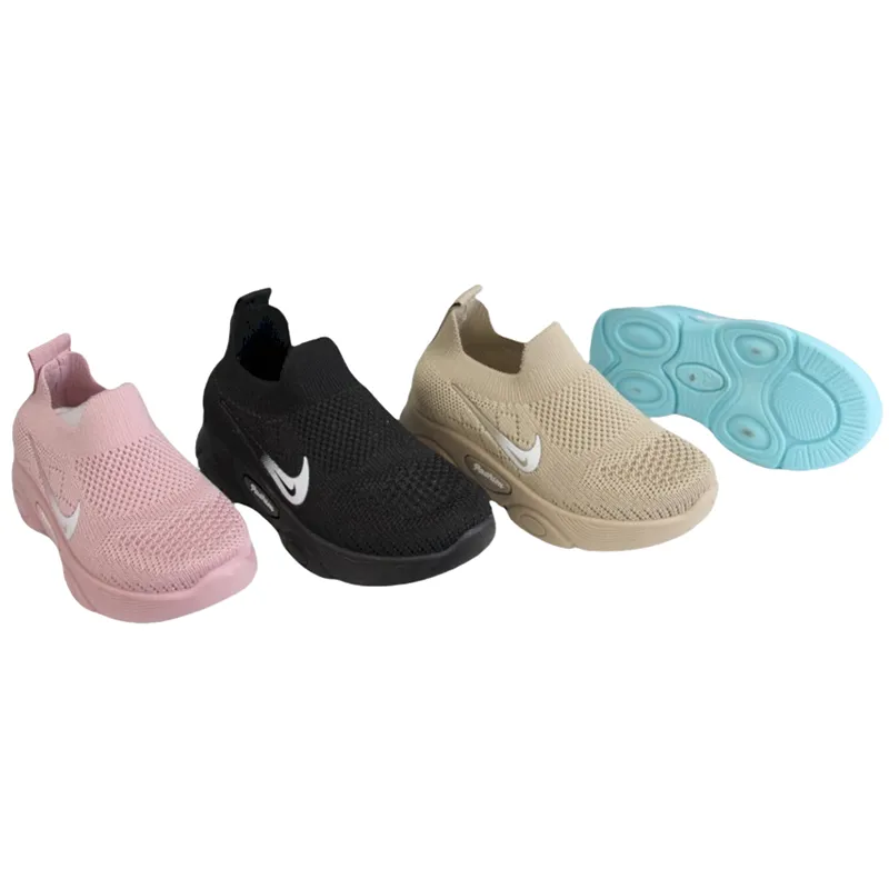 Wholesale Children's Athletic Mesh Slip On Sneakers Casual shoes