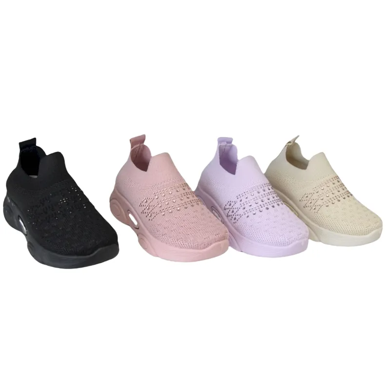 Wholesale Children's Athletic Mesh Slip On Sneakers Casual shoes